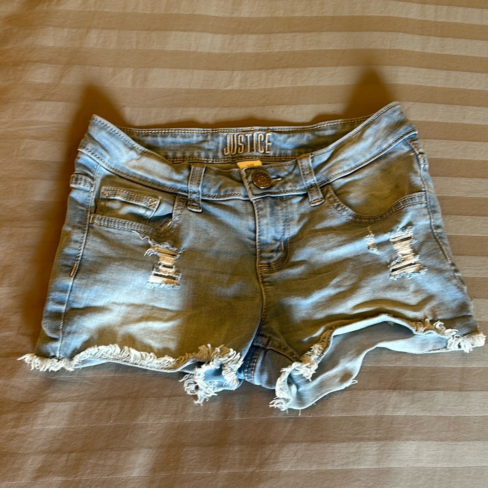 Justice Size 10 Jean shorts